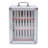 24 Slots Aluminum Alloy Pocket Chart Cell Phones Storage Cabinet for Cell Phones
