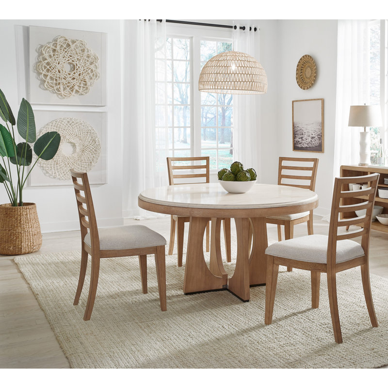 Pula 4 - Person Pedestal Dining Set