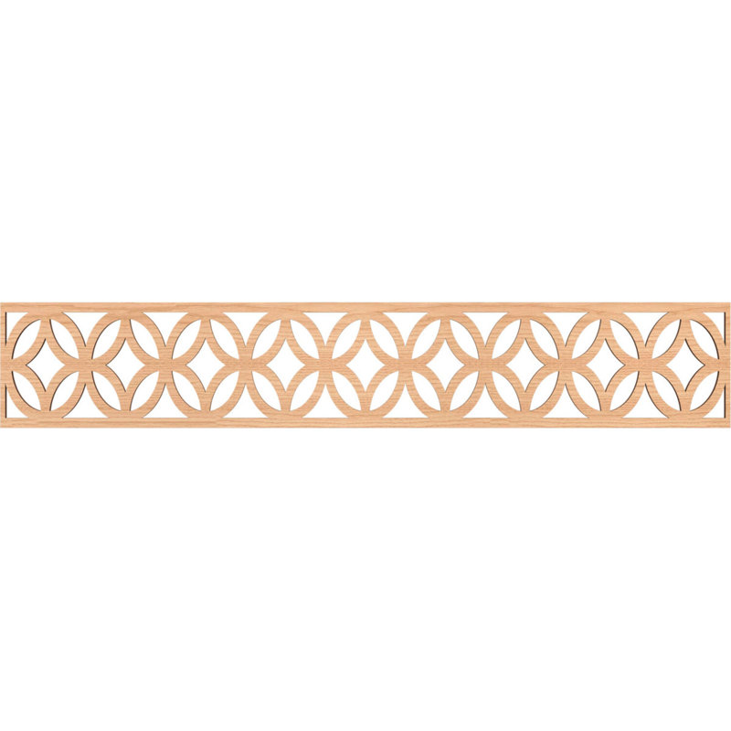 Moulure Crosby, Noyer blanc, H 8 po x l 46,625 po x P 0,25 po