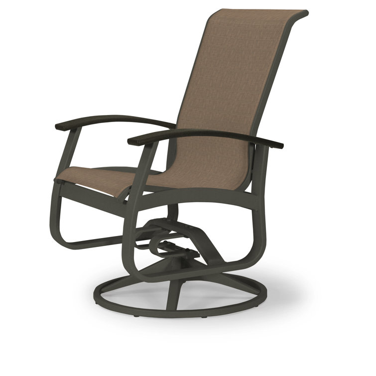 Chaise de patio pivotante Askar