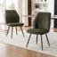 Chaises de salle à manger rembourrées en tissu de couleur chenille Monno-1124925578