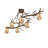 6 - Light Dimmable Geometric Chandelier
