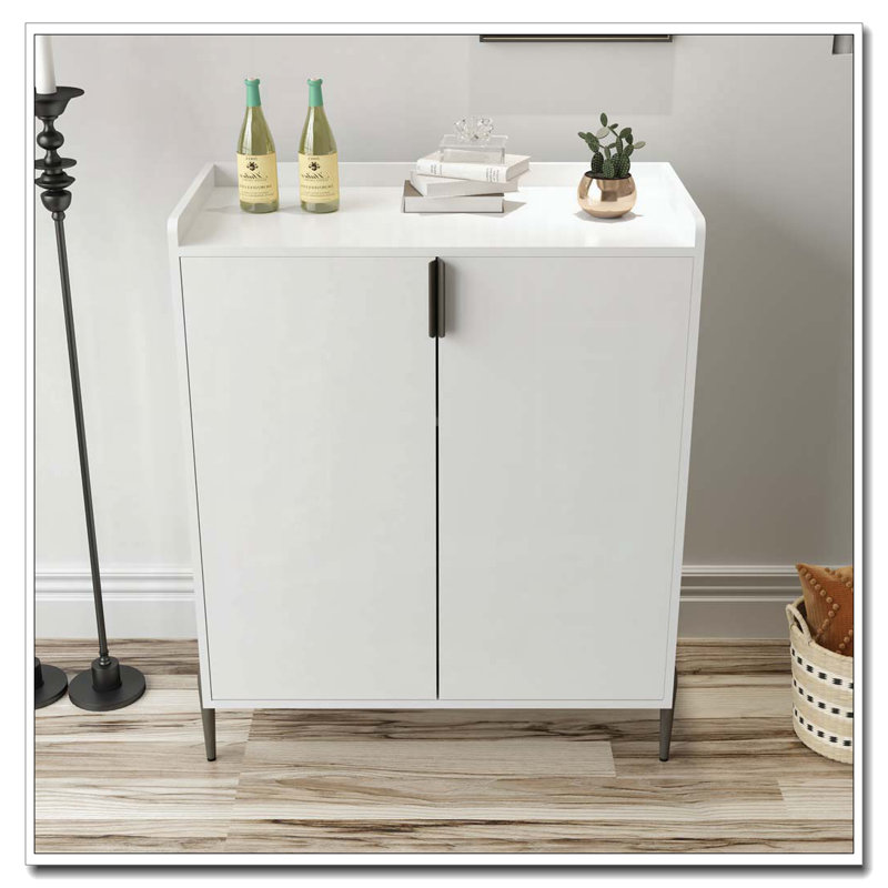 Armoire en bois 2 portes, Blanc