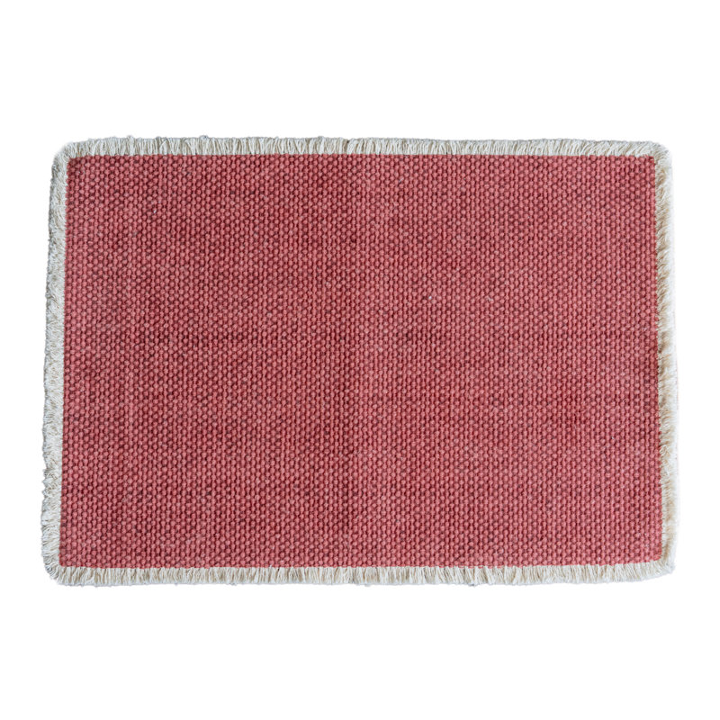 Ensemble de 4 napperons Bali, Rouge