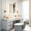 Miroir de salle de bain 36 po x 28 po à DEL, écran plat de 5 mm de large, gradation en continu de 3 couleurs, 5 minutes, avant et rétroéclairé, Cri90 +, miroir HD à fonction mémoire avec DEL, à intensité variable de 36 po x 28 po,-131496526