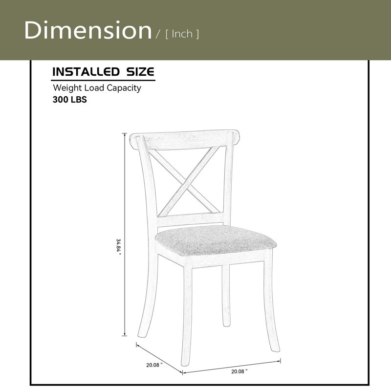 (1 table avec 4 chaises) Ensemble de table à manger en bois, table de cuisine moderne en bois aggloméré et chaises de salle à manger rembourrées Boucle