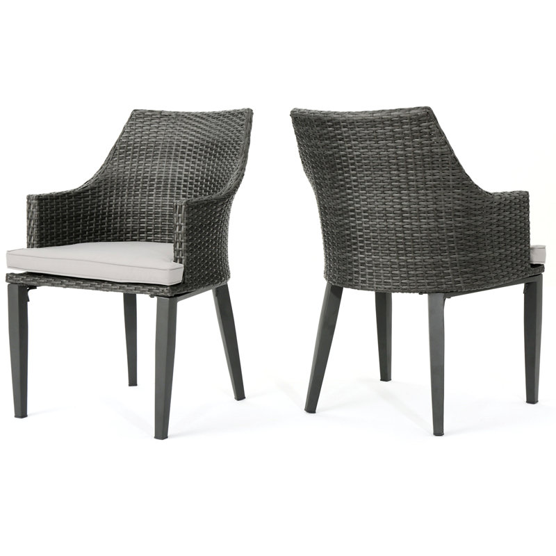 Tabouret d'extérieur 17 po Lyndin, Gris