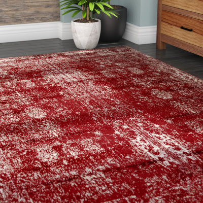 Tapis floral bourgogne Brandt