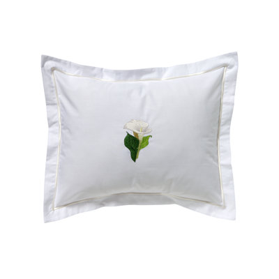 Embroidered Cotton Pillow Cover