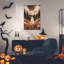 Art mural sur toile 24 "x 36" Ghost In Enchanted Forest Meadow