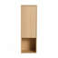 Armoire murale de salle de bain murale avec porte à fermeture douce et rangement ouvert pour organiser les articles de toilette