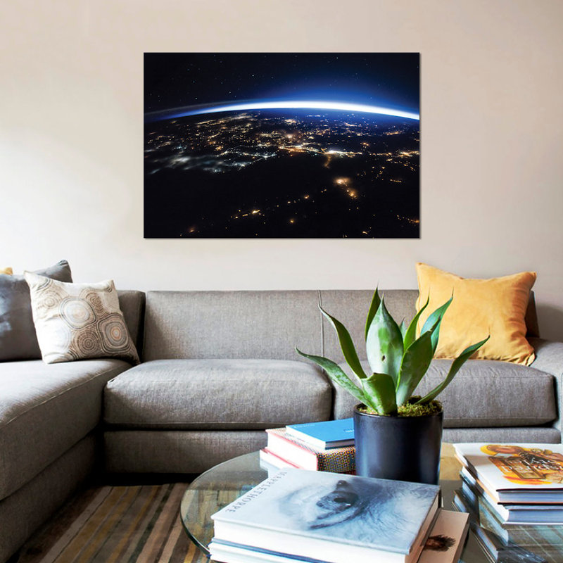 « space photographie xii », reproduction d’impression sur toile tendue, H 8 po x l 12 po x P 0,75 po, Toile tendue