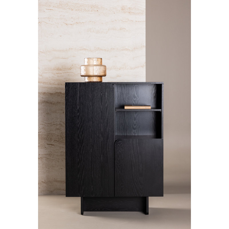 Farbourgh Rectangle Accent Cabinet, Black
