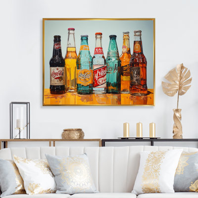 «Vintage Soda Harmony III», reproduction sur toile
