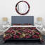 Ensemble de housse de couette Regal Bourgogne Flowers Majesty Elegance III - Glam-338931983