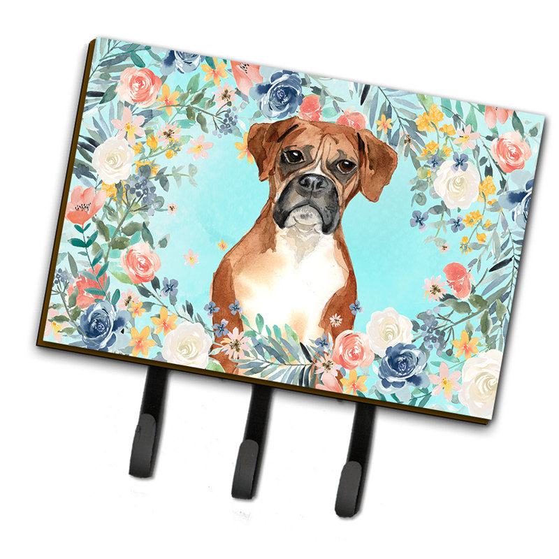 Metal Wall Organizer with Key Hooks, Boxer