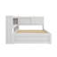 Lit de jour double en bois avec rangement intégré, éclairage USB / DEL et cadre de lit à deux tiroirs-306126842