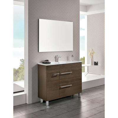 Ensemble de meuble-lavabo simple 32 po Finlande