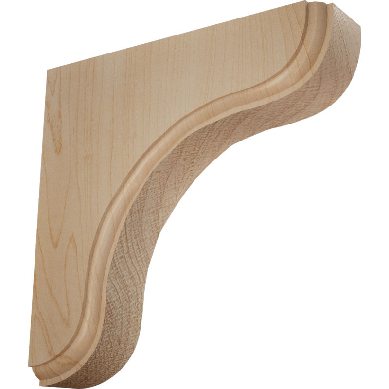 Support en bois Eaton, Érable, L 5,5 po x H 5,5 po