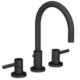 East Linear Widespread Bathroom Faucet with Drain Assembly