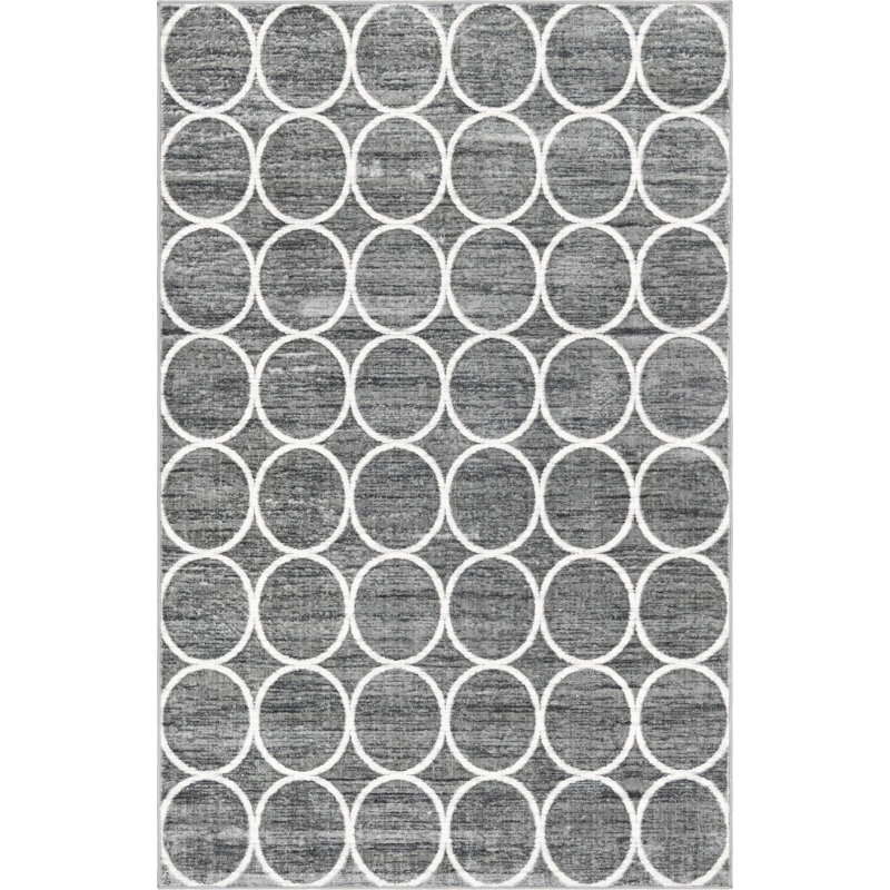 Linares Geometric Hand Woven Area Rug, Rectangle 152 x 244cm