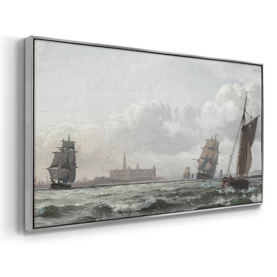 Série nautique-CCCCL XXVII - Toile tendue avec châssis encadré - Prêt à être accroché