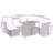 Vidaxl Garden Sofa Set Grey