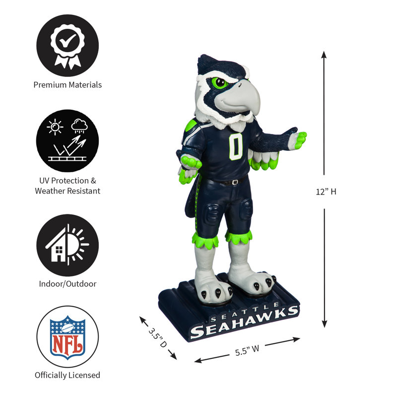 Statue mascotte nfl, Seahawks de Seattle