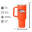 Gobelet thermolaqué Denonc Broncos 40 oz