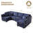 Modular Sectional Sofa With Storage Seats-1632900460