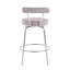  Tabouret de comptoir pivotant en tissu 25,5 po Kayson-1125779497
