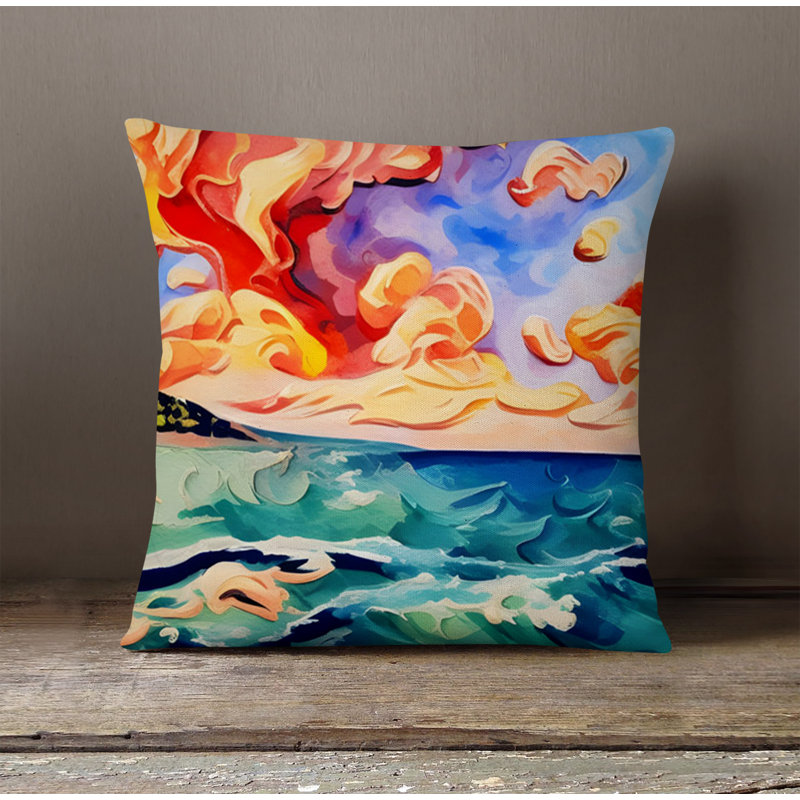 Coussin décoratif, H 18 po x l 18 po, Housse de coussin seulement - sans coussin