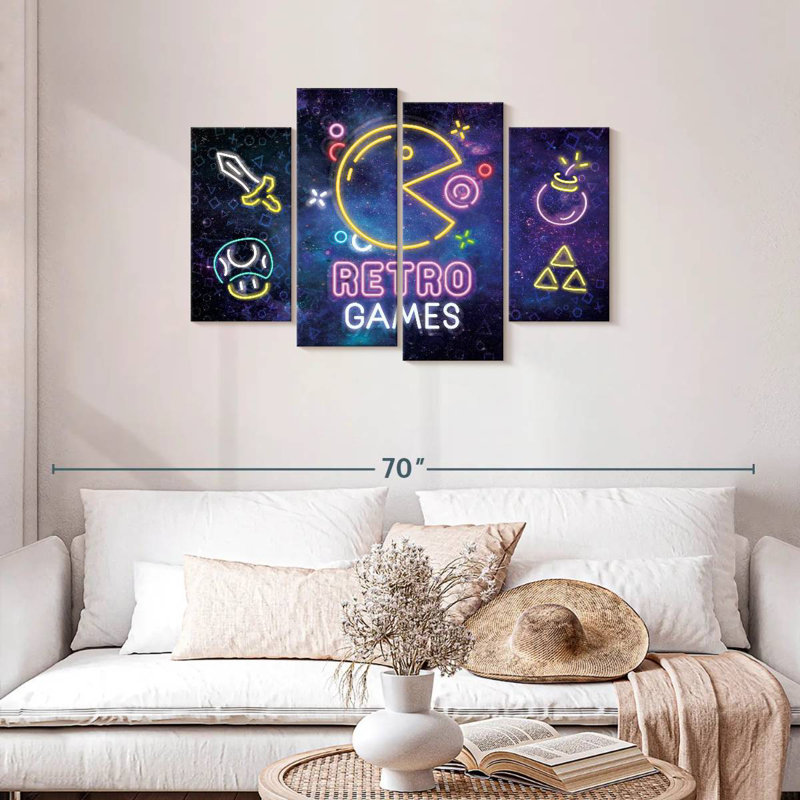 Keiraleigh Neon Retro Jeux