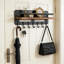 Metal Wall Organizer with Key Hooks