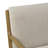 Novak Upholstered Mid-Century Armchair with Wood Arms and Frame, Cream-1354237930-1355296396