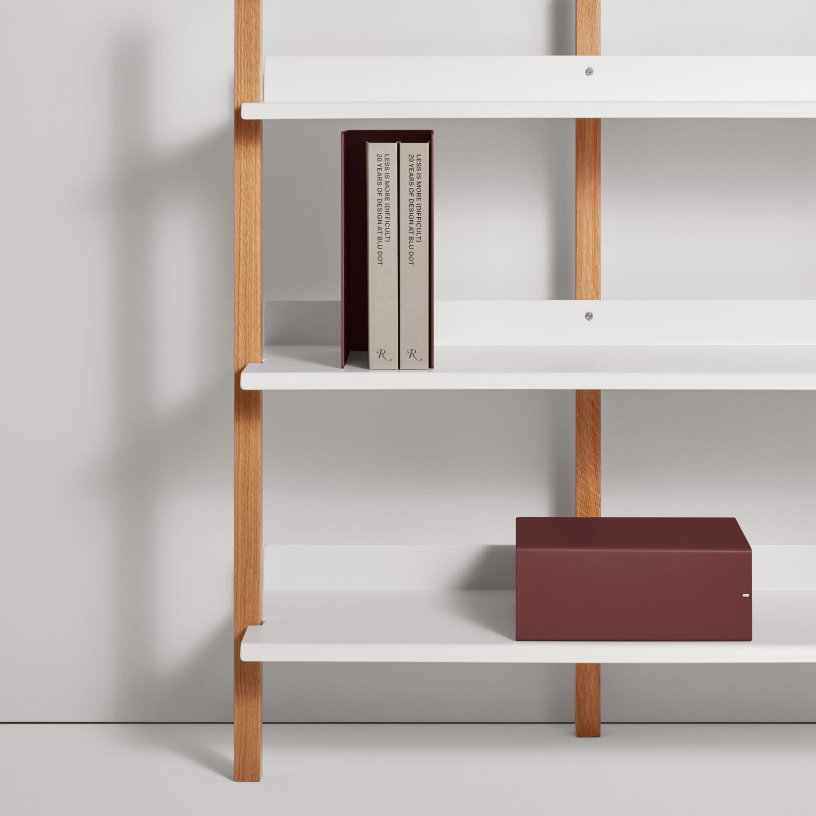 Tabs Office Bookends, Oxblood
