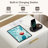 19.6'' W  Three-Drawer Dresser, Elegant, Rechargeable Nightstand-499642083-498751546