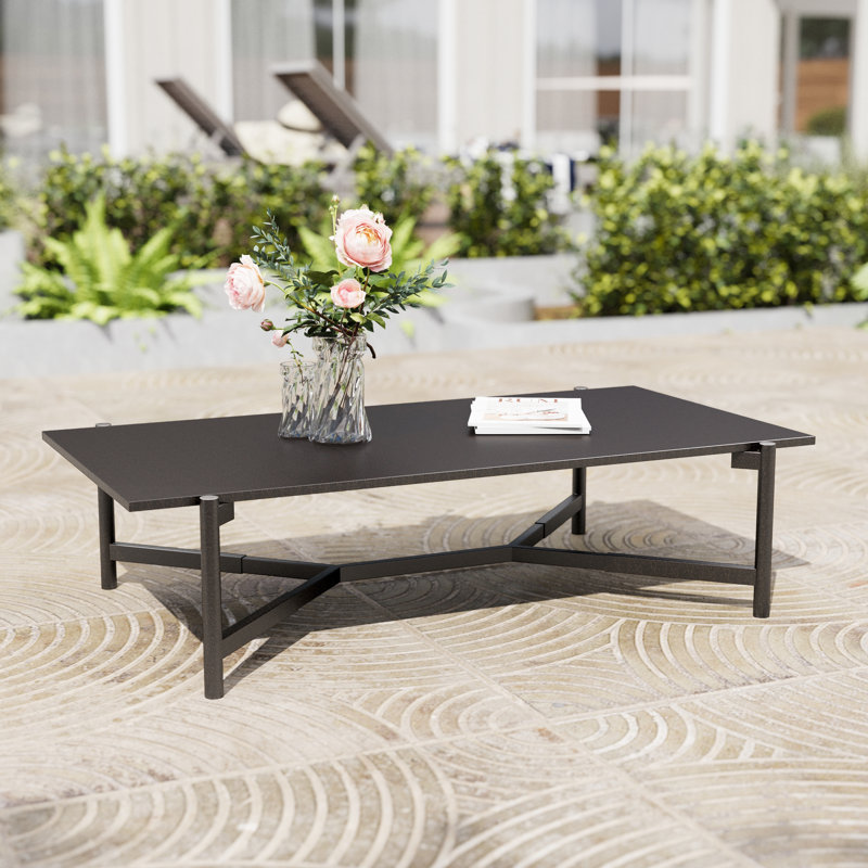 Two Coffee Tables (one Square And One Round)