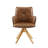 Genuine Leather Swivel Home Office Desk Chair-994564464