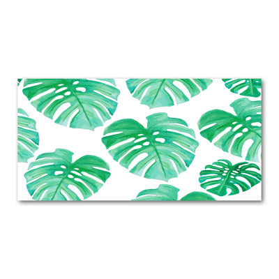 Monstera - No Frame Print on Canvas