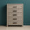 Commode à 5 tiroirs l 36 po Zarrah