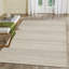 Tapis beige / brun en polypropylène / polyester tissé à la machine Markeith-15505799