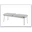 Banc Laveda Light Boucle and Pearl White Finish