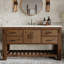 Bromley 60" Single Bathroom Vanity with Quartz Top