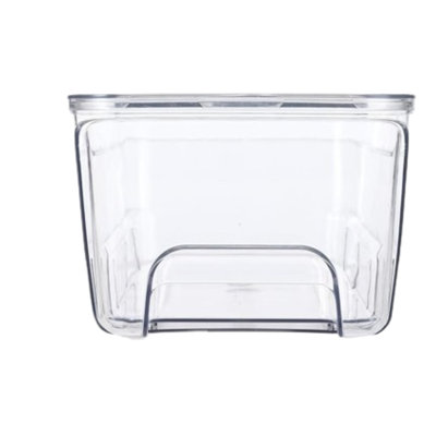 4-pack 12''d Clear Stackable Makeup Drawers