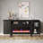 Berania TV Stand for TVs up to 75" with Fireplace Included-878713204