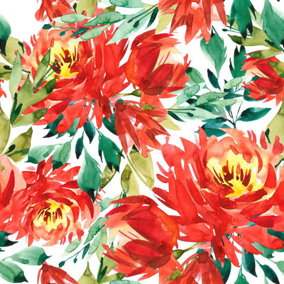 Bodiam Floral Tile