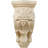 4 7/8"W x 5 1/2"D x 10 7/8"H Medium Grape Bunches Corbel, Lindenwood (2-Pack)-91124581-120131278