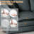 Hibbell Modular Sectional Sofa For Living Room,u Shaped Couch 5 Seater Convertible Sectional Couch With 1 Ottoman-110273765