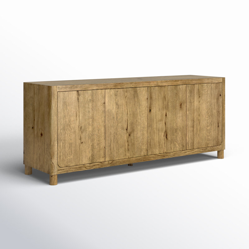 Buffet de 80 po de largeur Lowell, Brun pâle